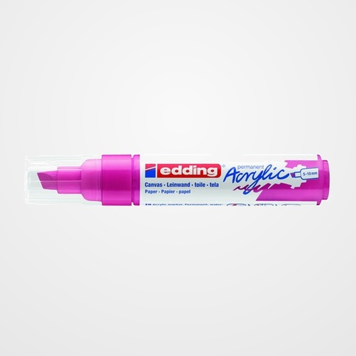 MARCADOR ACRYLIC EDDING 5000 BISELADO (5-10 mm) MAGENTA