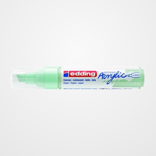 MARCADOR ACRYLIC EDDING 5000 BISELADO (5-10 mm) MENTA SUAVE