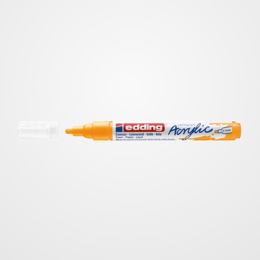 MARCADOR ACRYLIC EDDING 5100 CONICO (2-3 mm) AMARILLO SOL