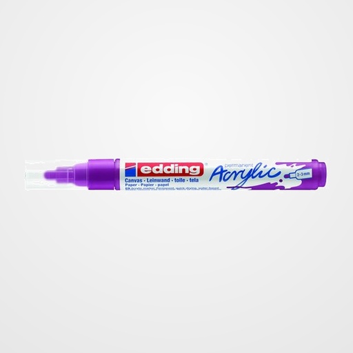 MARCADOR ACRYLIC EDDING 5100 CONICO (2-3 mm) ARANDANO