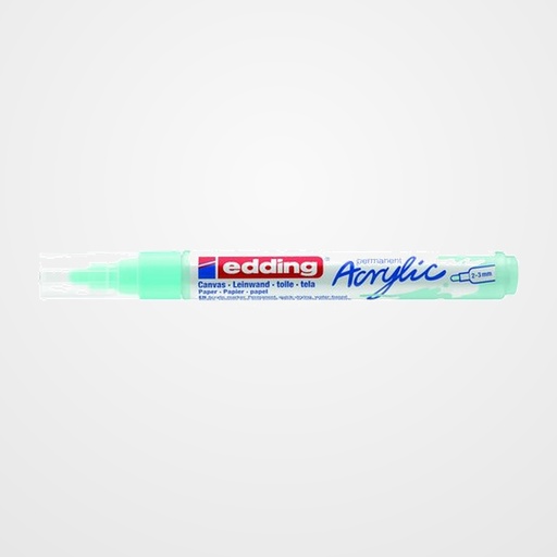 MARCADOR ACRYLIC EDDING 5100 CONICO (2-3 mm) AZUL PASTEL