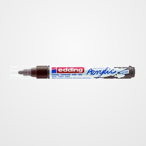MARCADOR ACRYLIC EDDING 5100 CONICO (2-3 mm) CHOCOLATE
