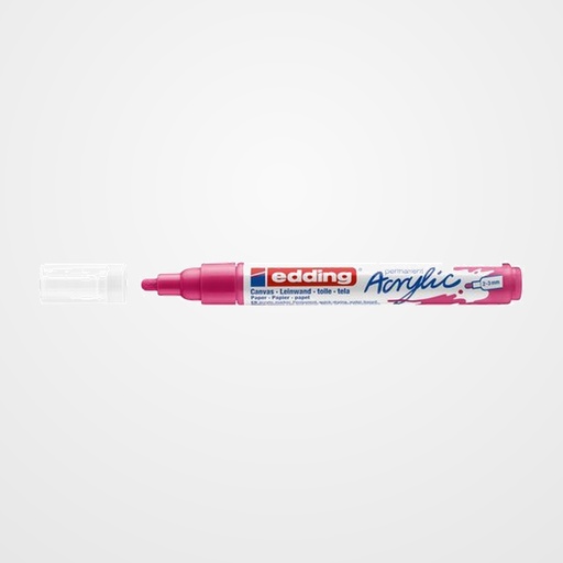 MARCADOR ACRYLIC EDDING 5100 CONICO (2-3 mm) MAGENTA
