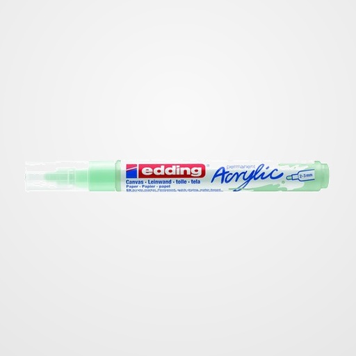 MARCADOR ACRYLIC EDDING 5100 CONICO (2-3 mm) MENTA SUAVE
