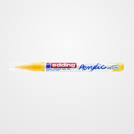 MARCADOR ACRYLIC EDDING 5300 CONICO (1-2 mm) AMARILLO TRAFICO