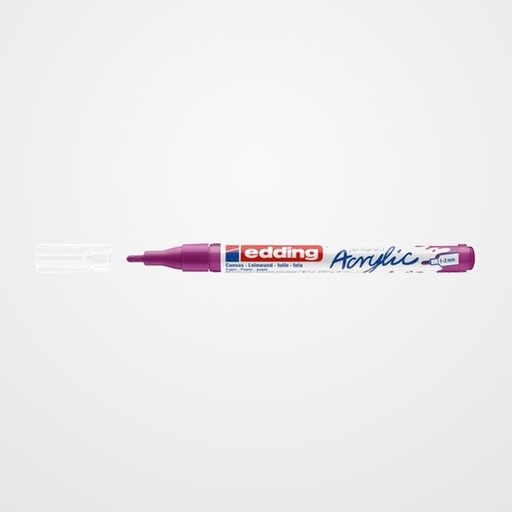 MARCADOR ACRYLIC EDDING 5300 CONICO (1-2 mm) ARANDANO