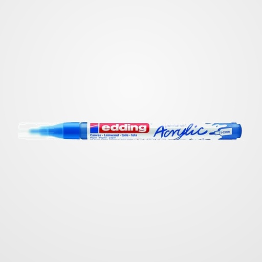 MARCADOR ACRYLIC EDDING 5300 CONICO (1-2 mm) AZUL GENCIANA