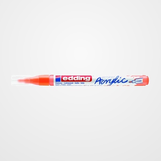 MARCADOR ACRYLIC EDDING 5300 CONICO (1-2 mm) NARANJA NEON