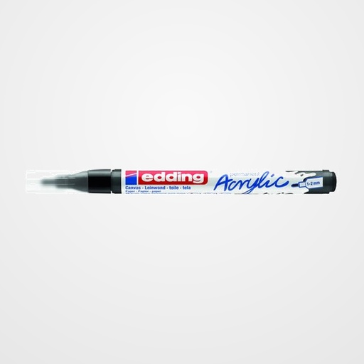 MARCADOR ACRYLIC EDDING 5300 CONICO (1-2 mm) NEGRO