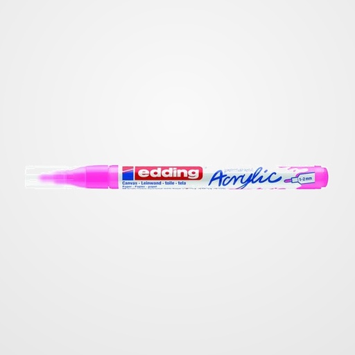 MARCADOR ACRYLIC EDDING 5300 CONICO (1-2 mm) ROSA NEON