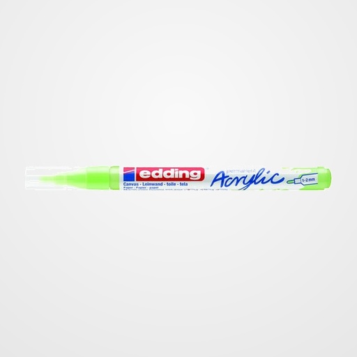 MARCADOR ACRYLIC EDDING 5300 CONICO (1-2 mm) VERDE PASTEL