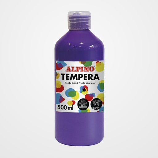 TEMPERA ALPINO LIQUIDA  500 ml (botella) VIOLETA