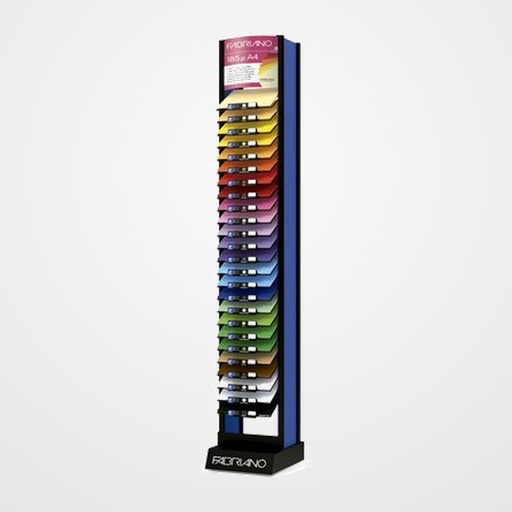 CARTULINA A4 FABRIANO COLORE 185g EXPOSITOR+CONTENIDO 5000 uds (200x25 colores)
