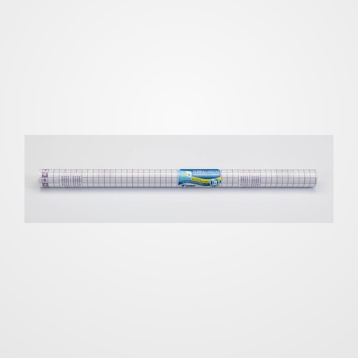 FORRO SADIPAL ADHESIVO DESPEGABLE 1 AÑO PP TRANS.80µ ROLLO 0,5 x 3 m