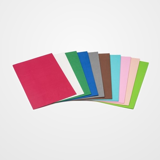 GOMA EVA  FAIBO HOJA 20x30 cm BOLSA de 10 colores (baja densidad)