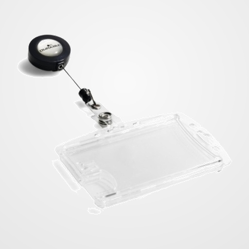 IDENTIFICADOR DURABLE CON CORDON EXTENSIBLE PARA DOS TARJETAS PAQUETE DE 10