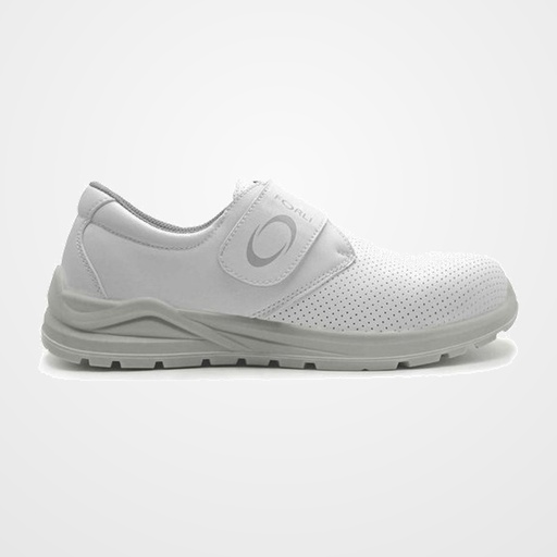 ZAPATO DE TRABAJO FORLI FRESNO CIERRE VELCRO TALLA 37 BLANCO