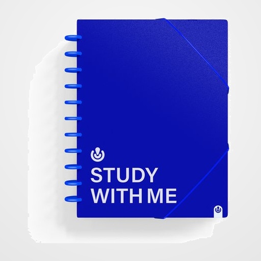 CARPETA FUNDAS (TARIFARIO) CARCHIVO INGENIOX STUDY WITH ME tapa PP FOAM A4 30 F. AZUL