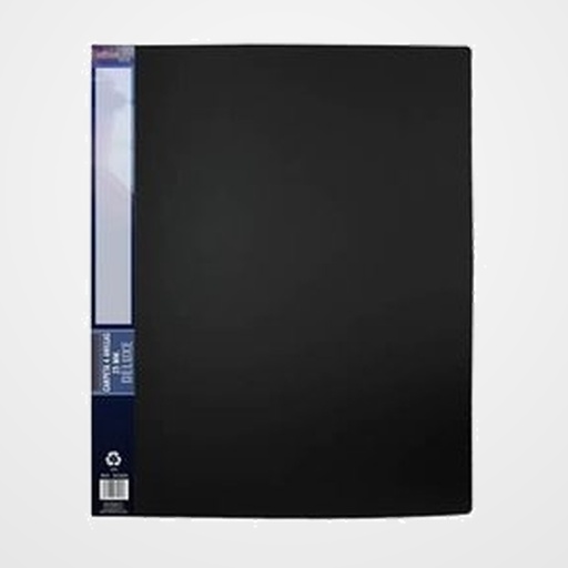 CARPETA de ANILLAS OFFICE BOX PP DELUXE A3 4 an.25mm NEGRO