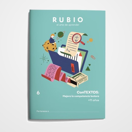 CUADERNO RUBIO A4 COMPETENCIA LECTORA 6º DE PRIMARIA (+11 años)
