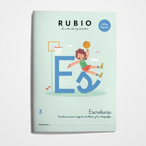 CUADERNO RUBIO A4 ESCRITURA LETRA LIGADA 3 (Primaria)