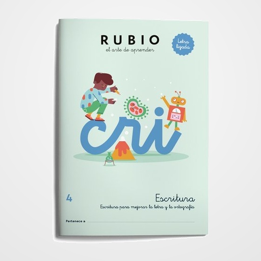 CUADERNO RUBIO A4 ESCRITURA LETRA LIGADA 4 (Primaria)