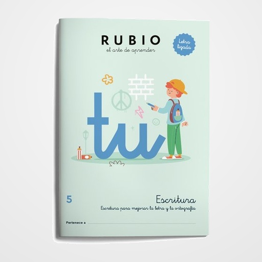 CUADERNO RUBIO A4 ESCRITURA LETRA LIGADA 5 (Primaria)
