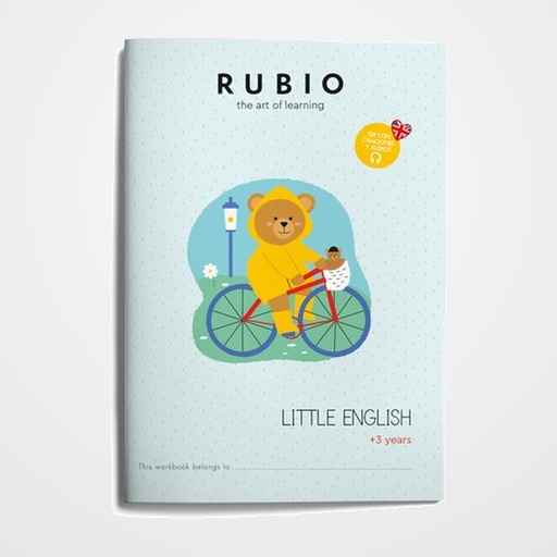 CUADERNO RUBIO A4 LITTLE ENGLISH (+3 años)