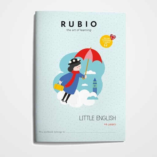 CUADERNO RUBIO A4 LITTLE ENGLISH (+4 años)