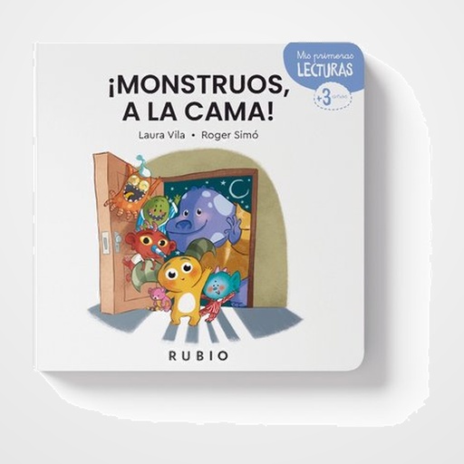 CUENTO RUBIO 200x200 ¡MONSTRUOS, A LA CAMA! (+3 años)