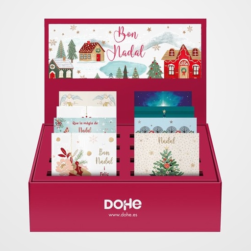 CHRISTMAS CATALAN DOHE 115x170 ASSORTIMENT EXPOSITOR DE 48