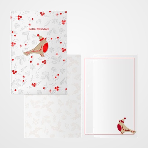 CHRISTMAS DOHE 115x170 BIRD