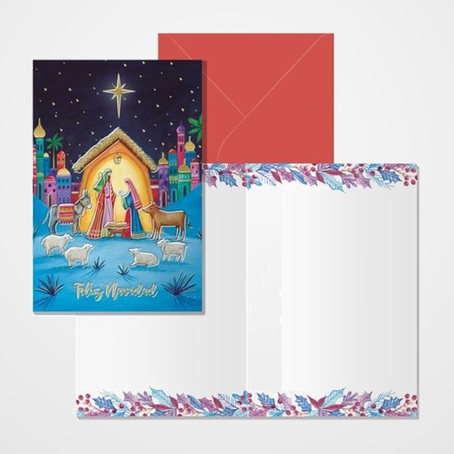CHRISTMAS DOHE 115x170 PORTAL DE BELEN