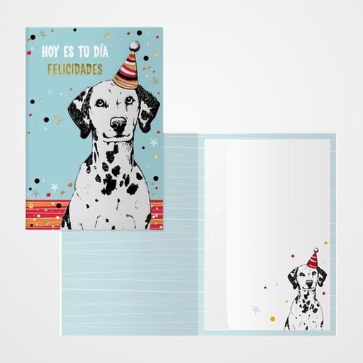 TARJETA DE FELICITACION DOHE 115x170 DALMATA
