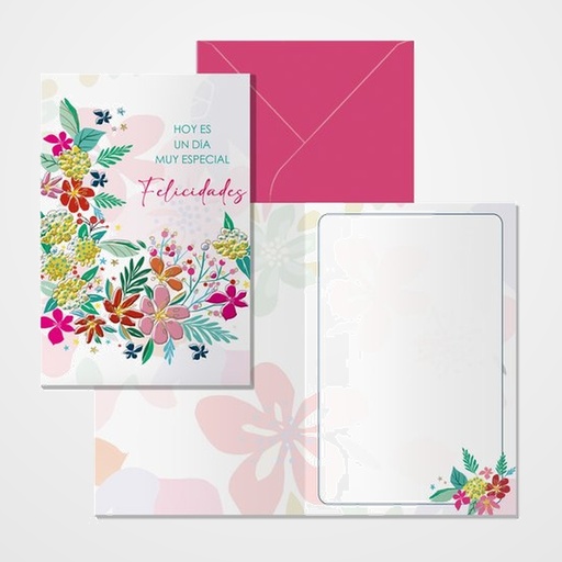 TARJETA DE FELICITACION DOHE 115x170 MIMOSA