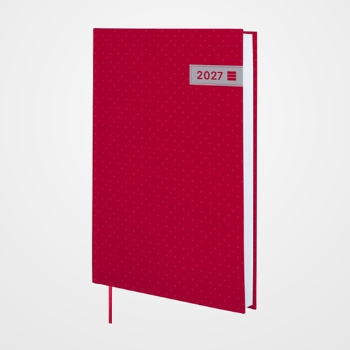 AGENDA ANUAL (2027) CATALAN FINOCAM DYNAMIC PORTO COSIDA tapa EXTRA Y10 140x204 D/P VERMELL