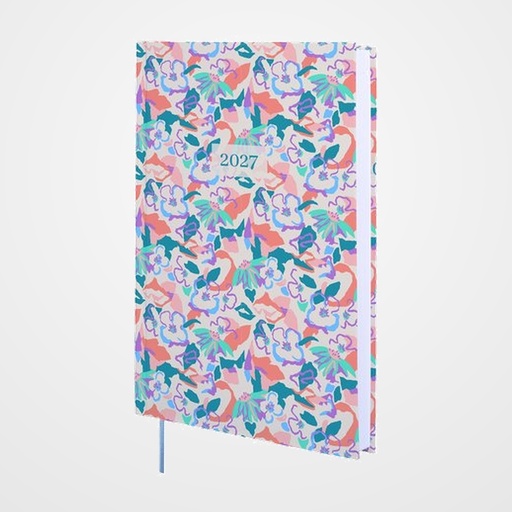 AGENDA ANUAL (2027) CATALAN FINOCAM DYNAMIC PORTO DESIGN COSIDA tapa EXTRA Y10 140x204 D/P MALVA