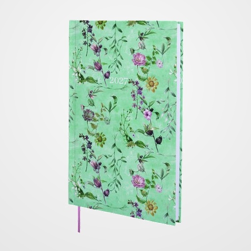 AGENDA ANUAL (2027) CATALAN FINOCAM DYNAMIC PORTO DESIGN COSIDA tapa EXTRA Y10 140x204 S/V BOTANIC