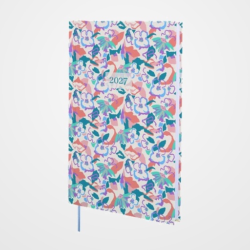 AGENDA ANUAL (2027) CATALAN FINOCAM DYNAMIC PORTO DESIGN COSIDA tapa EXTRA Y10 140x204 S/V MALVA