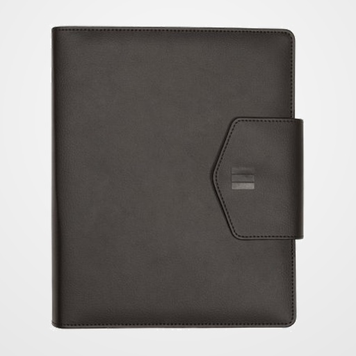 AGENDA ANUAL (2027) CATALAN FINOCAM OPEN NOPAL ANILLAS CON CUBIERTA BIOMATERIAL con BROCHE 1000 155x215 S/V NEGRE