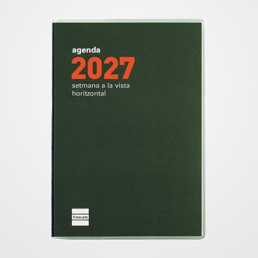 AGENDA ANUAL (2027) CATALAN FINOCAM PLANA MIN COSIDA tapa PP PL3 82x127 S/V APAIS.