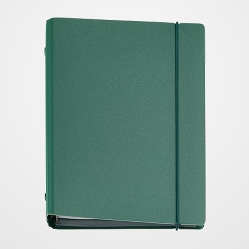AGENDA ANUAL (2027) CATALAN MIQUELRIUS ANILLAS tapa POLIURETANO con GOMA PLUS 155x213 S/VV VERD