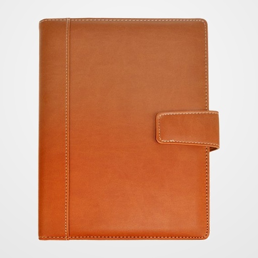AGENDA ANUAL (2027) DIDEX VENECIA COSIDA con FUNDA ACOLCHADA cierre MAGENTICO 170x240 24DP D/P MARRON
