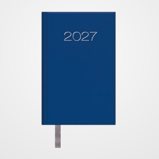 AGENDA ANUAL (2027) DOHE LISBOA COSIDA tapa EXTRA POLIPIEL 85x130 S/V AZUL