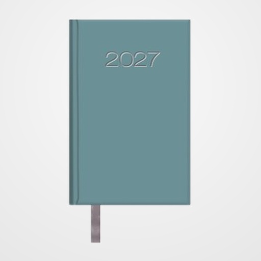 AGENDA ANUAL (2027) DOHE LISBOA COSIDA tapa EXTRA POLIPIEL 85x130 S/V VERDE
