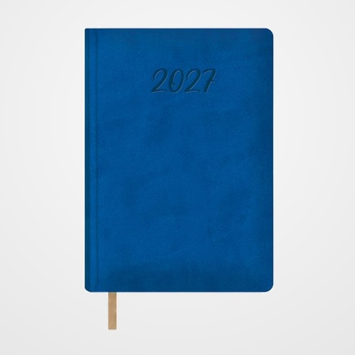 AGENDA ANUAL (2027) DOHE SAMBA COSIDA tapa EXTRA POLIPIEL 150x210 D/P AZUL