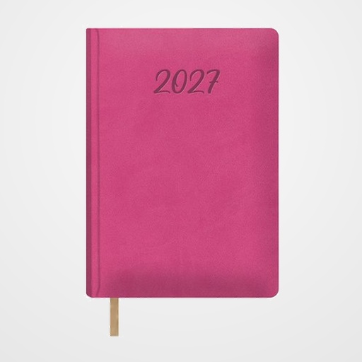 AGENDA ANUAL (2027) DOHE SAMBA COSIDA tapa EXTRA POLIPIEL 150x210 D/P FUCSIA