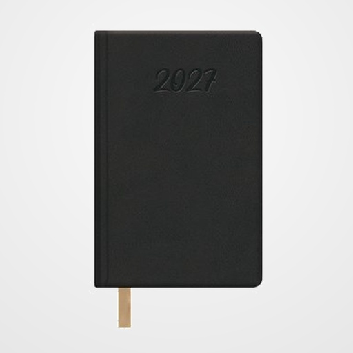 AGENDA ANUAL (2027) DOHE SAMBA COSIDA tapa EXTRA POLIPIEL 85x130 S/V NEGRO