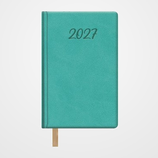 AGENDA ANUAL (2027) DOHE SAMBA COSIDA tapa EXTRA POLIPIEL 85x130 S/V VERDE MENTA