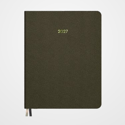 AGENDA ANUAL (2027) DOHE ZENITH COSIDA tapa FLEXIBLE POLIPIEL 150x210 S/V MARRON